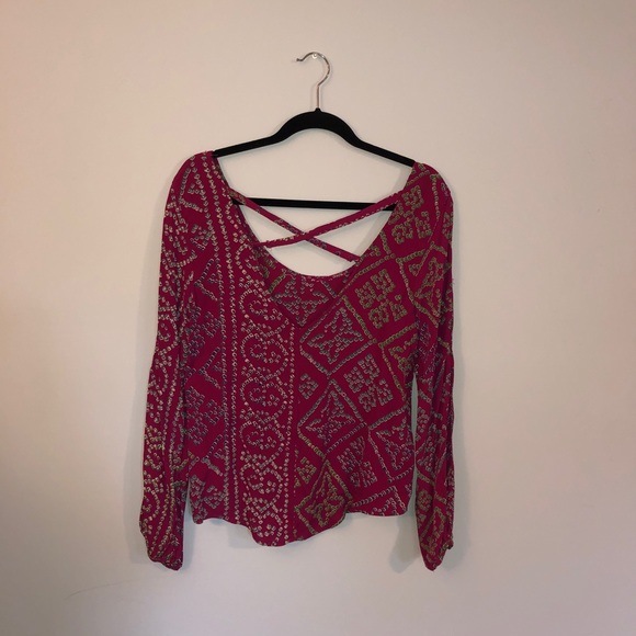 Francesca’s Collection - Long Sleeve Blouse - Picture 2 of 4